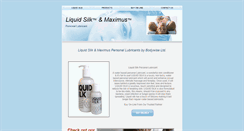 Desktop Screenshot of liquidsilklube.com