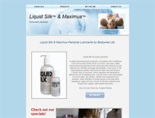 Tablet Screenshot of liquidsilklube.com